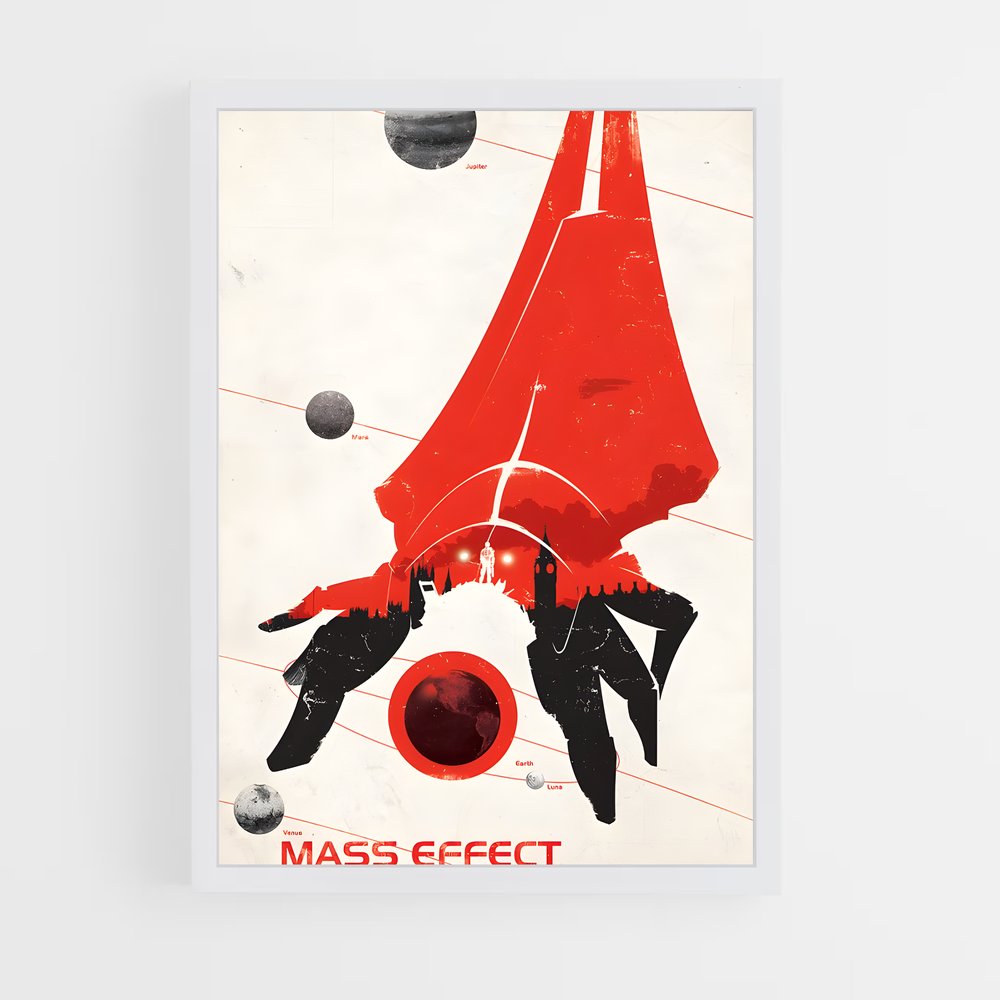 Poster La Saga des Élus – affiche Mass effect (vue 3)